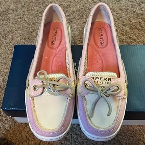 Sperry boat shoe pink. Worn once